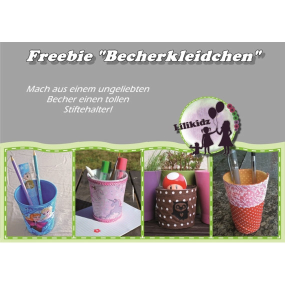 Ebook - Freebook Becherkleidchen